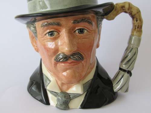 Vintage 1988 original Royal Doulton Character Jug "City Gent", very large 18cm tall, D6815