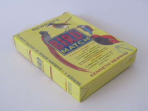 Vintage Newmans Bird match family memory Card Game, garden Birds of SA, mint condition