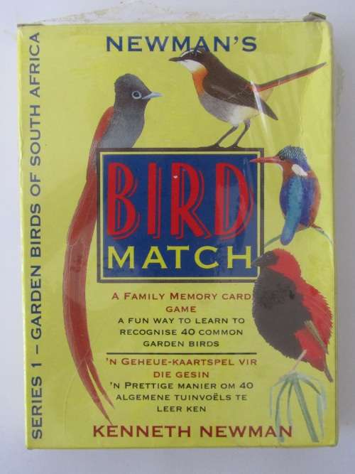 Vintage Newmans Bird match family memory Card Game, garden Birds of SA, mint condition