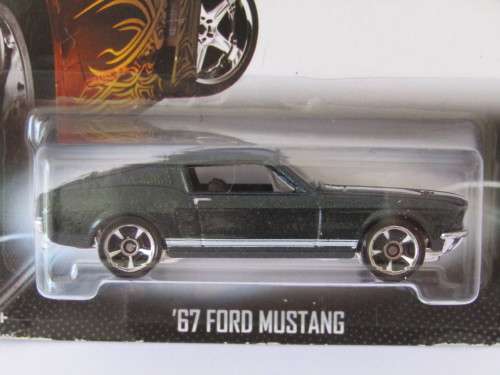 Sealed 2013 Hotwheels Fast and Furious "1967 Ford Mustang", 4/8, blister pack, 1:64