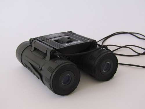 Vintage Tasco 10x25 mini Binoculars with pouch, 100% working