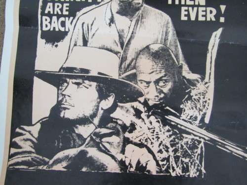 Vintage original Terence Hill and Bud Spencer "Boot Hill" Movie Poster, 51cm x 71cm