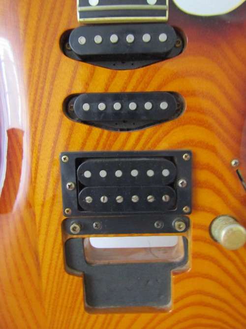 Samick Electric Guitar, by Valley Art Guitar custom pro shop, needs repairs