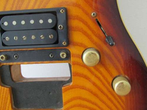 Samick Electric Guitar, by Valley Art Guitar custom pro shop, needs repairs