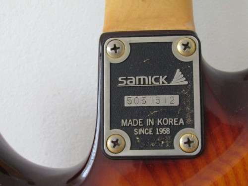 Samick Electric Guitar, by Valley Art Guitar custom pro shop, needs repairs