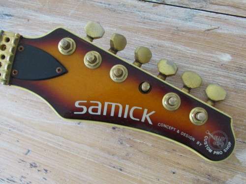 Samick Electric Guitar, by Valley Art Guitar custom pro shop, needs repairs