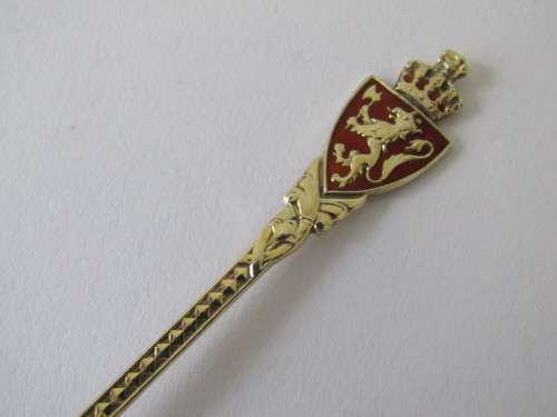 3 solid Silver and enamel Spoons, 38g (Value R450+) *No reserve SILVER auction Now on at Port no.5*