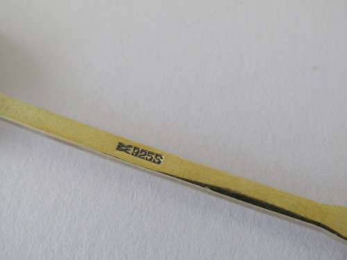 3 solid Silver and enamel Spoons, 38g (Value R450+) *No reserve SILVER auction Now on at Port no.5*