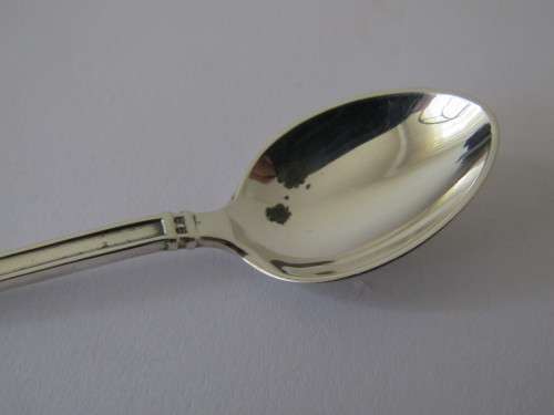 Lot of 2 vintage solid Silver Spoons, 10cm, 19 grams (Value R250+)