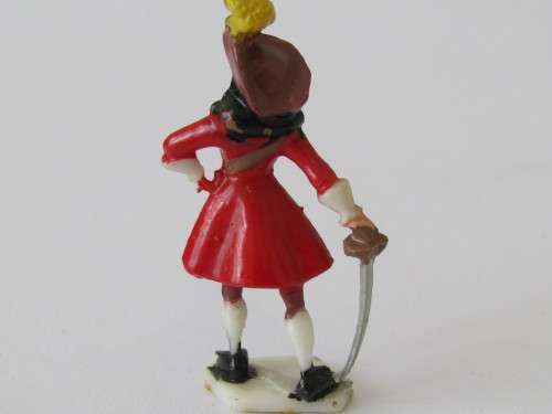 Lot of 2 Disneykins Figurines Marx Toys Hong Kong 1961, Captain Hook and Blue Fairy