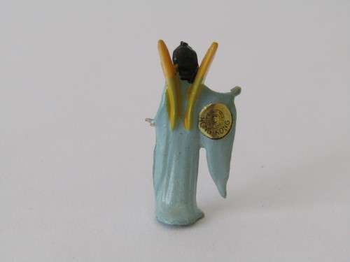 Lot of 2 Disneykins Figurines Marx Toys Hong Kong 1961, Captain Hook and Blue Fairy