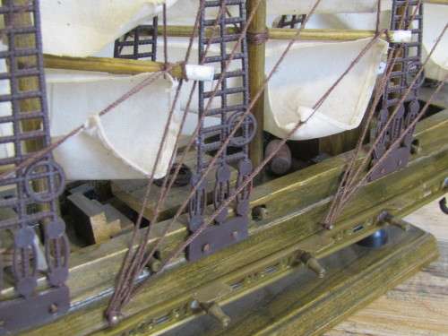Vintage model Sail Ship in excellent condition, 42cm x 35cm *No reserve auction Now on at Port no.5*