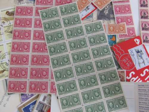 Large lot of  vintage Stamp collecting related items  *No RESERVE Stamp auction now on at Port No.5