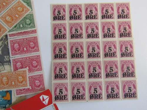 Large lot of  vintage Stamp collecting related items  *No RESERVE Stamp auction now on at Port No.5