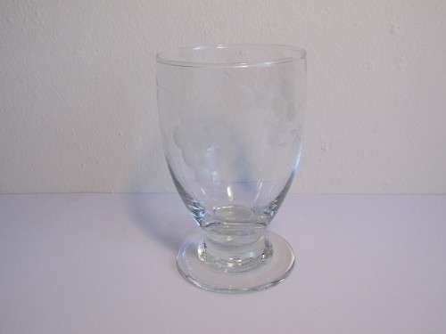 Vintage lot of 10 mixed collection Crystal drinking Glasses, most with Grape pattern, excellent cond