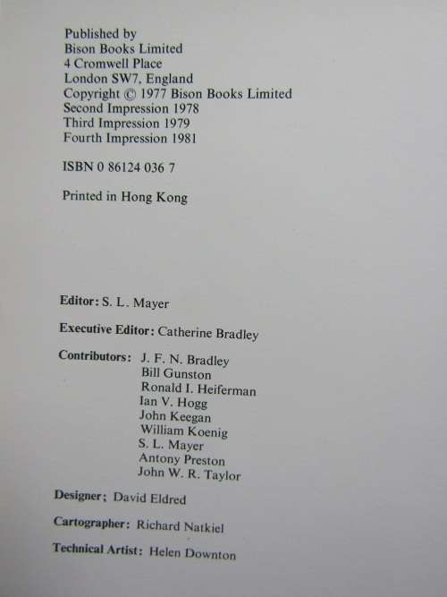 Book - Encyclopedia of World war 2 by John Keegan 1981, hard cover, 256 pages, excellent condition