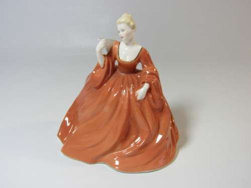 Vintage original Coalport porcelain figurine "Natalie", limited 5/88, 12cm high, excellent condition