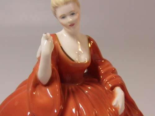 Vintage original Coalport porcelain figurine "Natalie", limited 5/88, 12cm high, excellent condition