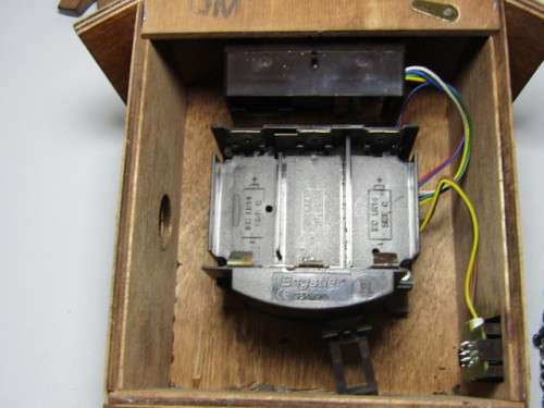 Vintage Hand decorated German Engstler Musical Cucoo Clock, battery operated, working, 34 x 24cm