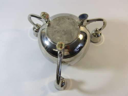 Vintage 3 arm silverplated Candle Holder with centre Bowl, approx 19cm x 11cm