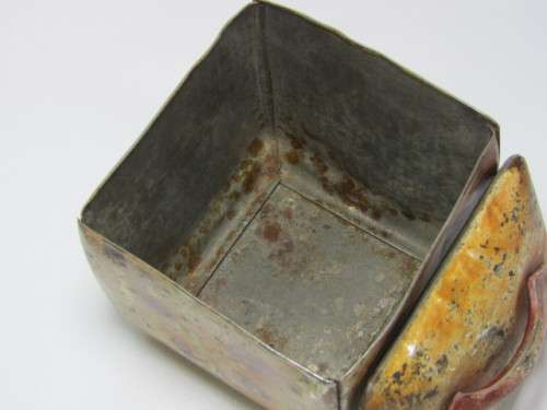 Lot of 2 very old Tins; Mazawattee tea Tin 21cm and one Other 15cm  *No Reserve auction at Port no.5