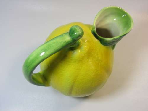 Vintage Italian Citrus Jug "Lemon" hand made and in excellent condition, 18cm x 20cm
