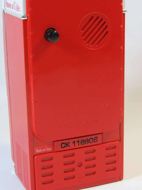 Vintage 1994 Coca Cola metal / tin Musical "Vending Machine",  excellent working condition, 18 x 9cm