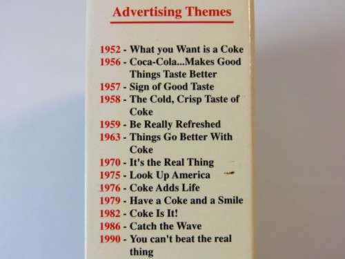 1999 Boxed set of 6 Coca Cola miniature glass Bottles.Evolution of the contour bottle 1899-1999 mint