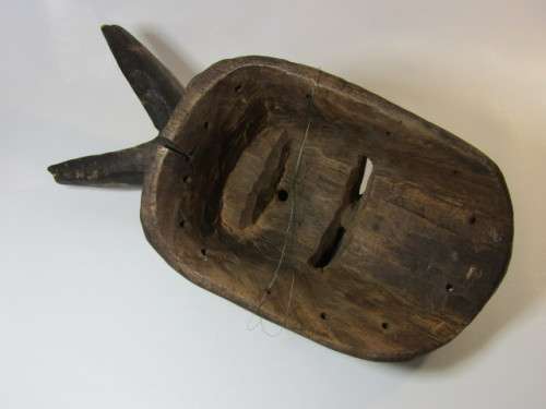 Very rare Antique wooden African Mask, 30cm x 16cm