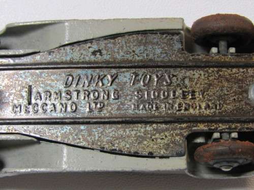 Lot of two very old Meccano Dinky Toys die cast model Cars, Armstrong Siddeley and one other