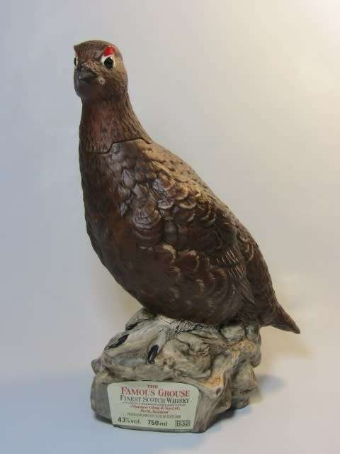 Vintage 1980's Royal Doulton Decanter "The Famous Grouse", 24cm, excellent condition but empty
