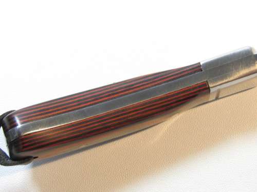 Quality Model K-91 Hunting Knife with hand stiched Sheath, excellent condition, 21cm, blade 10.5cm