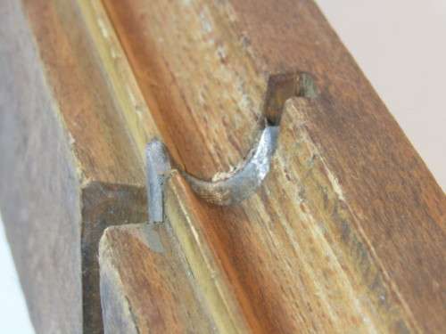 Lot of 2 vintage wooden Planes with Profile blades, complete and working, excellent condition