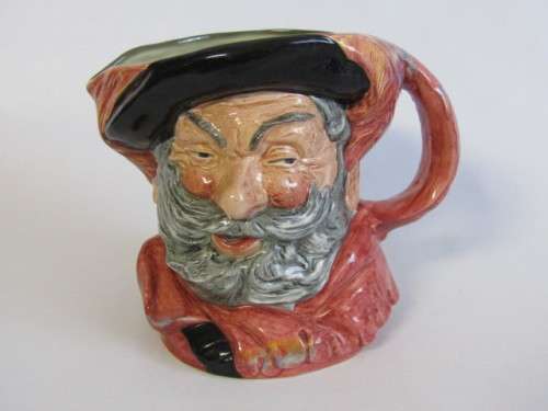 Original vintage 1949 Large Royal Doulton Character Jug "John Falstaff" D6287, 15cm deep, like new