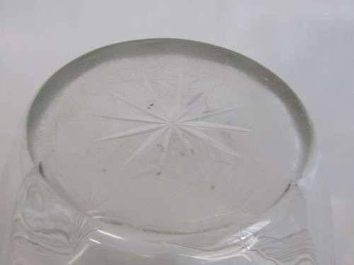 Antique Cut Glass Biscuit Barrel with silverplated Lid and fittings (EPNS), 11.5cm, excellent cond.
