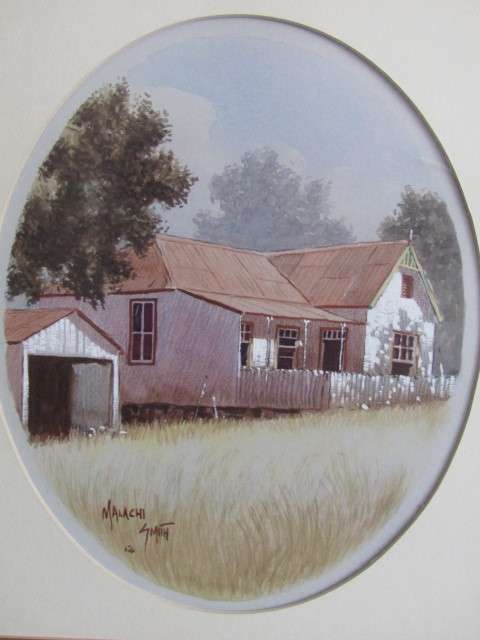Original Malachi Smith Watercolour Painting, Frame and with glass, 53cm x 47cm
