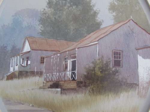 Original Malachi Smith Watercolour Painting, Frame and with glass, 53cm x 47cm