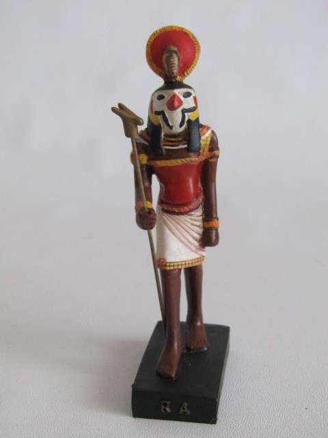 Large lot of 9 Ancient "Egyption God" Figurines, Resin, mint and boxed condition *Crazy R1 start*