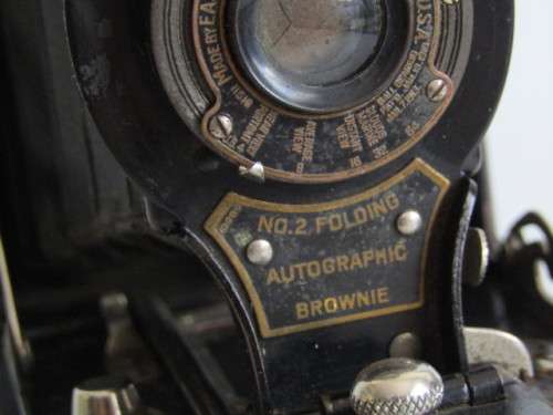 Antique Kodak Autographic Brownie No.2 fold out Camera in excellent condition