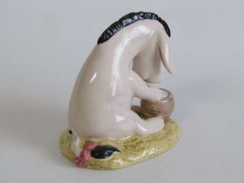 Royal Doulton porcelain Figurine, Winnie the Pooh collection "Eeyore's Birthday" WP14, 7.5x7cm