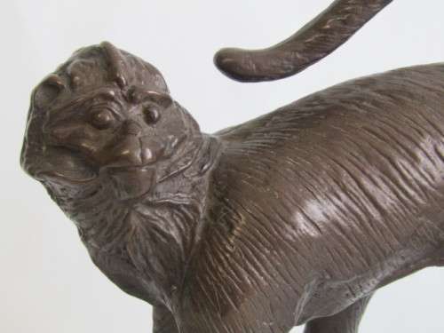 Large vintage solid Bronze Monkey ornament in excellent condition, 33cm x 31cm and 3Kg
