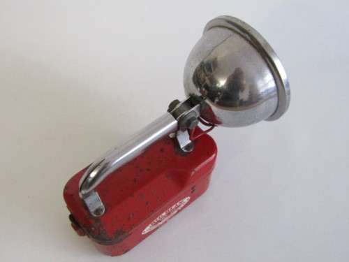 Vintage Big Beam metal Torch, No.111, U-C-Lite Manufacturing Co. Chicago, working with Battery, 21cm