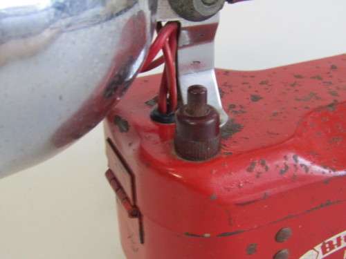 Vintage Big Beam metal Torch, No.111, U-C-Lite Manufacturing Co. Chicago, working with Battery, 21cm