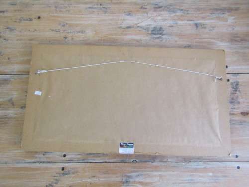 Pair original H Anderson Gouache on Paper Paintings, Table Bay and Kalk Bay, Framed (Value R700+)