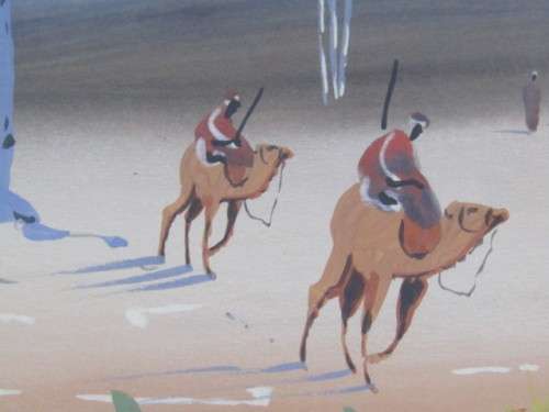 Lot of  2 original H Anderson Paintings, Kalk Bay, frame with glass (Value R1000+)