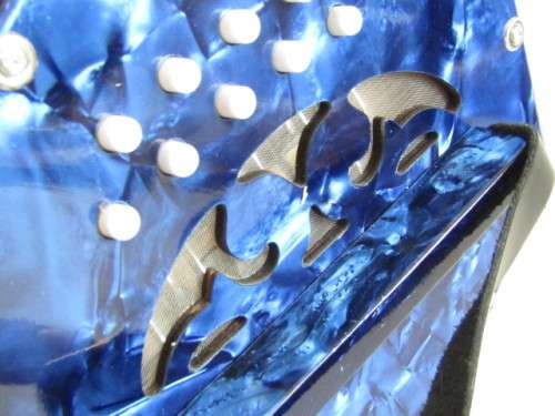 Original Crescento two row Concertina in blue, excellent condition, like new (Value R3000+)