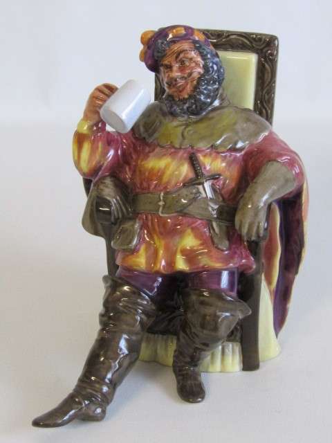 Vintage original 1954 Royal Doulton "The Foaming Quart" Figurine, HN2162, England, perfect, 13.5cm