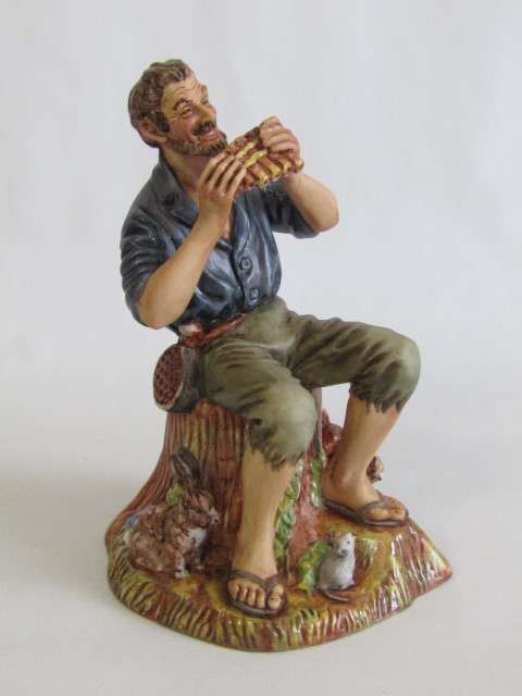 Vintage original Royal Doulton Bisque Porcelain Figurine "Dreamweaver", HN2283, large 22cm, perfect