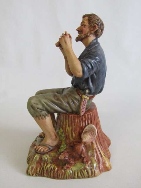 Vintage original Royal Doulton Bisque Porcelain Figurine "Dreamweaver", HN2283, large 22cm, perfect