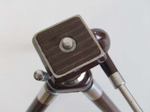 Vintage original retro Nipole Camera Tripod, metal, extends from 29cm to 1m, excellent cond.